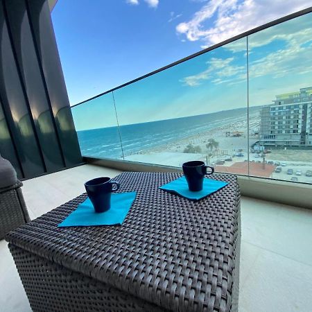 Apartament Direct La Plaja 4 Persoane Mamaia Nord Sky Sea View Lägenhet Năvodari Exteriör bild