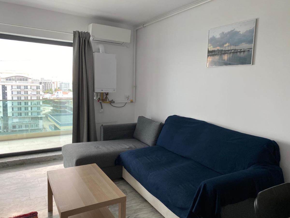 Apartament Direct La Plaja 4 Persoane Mamaia Nord Sky Sea View Lägenhet Năvodari Exteriör bild